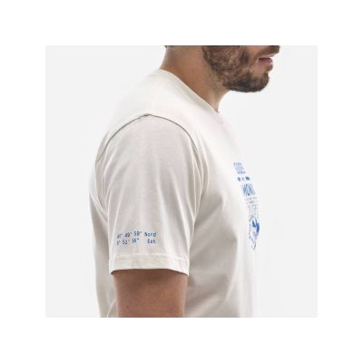3. MILLET Men's T-Shirt Cdg Chamonix Logo Ts Ss M Beige