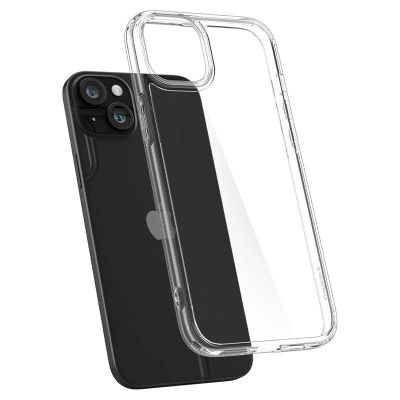 14. Spigen Crystal Hybrid iPhone 15 Plus Case - Clear