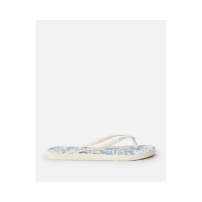 3. RIP CURL Mixed Bloom Open Toe Blue Women's Flip-Flops