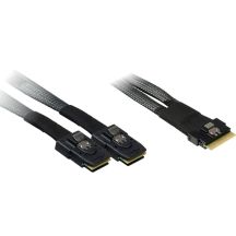 Inter-Tech Cable SFF 8654-8x - SFF 8087-2x 0.75m