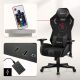6. Huzaro Combat 7.6 RGB Black Gaming Chair