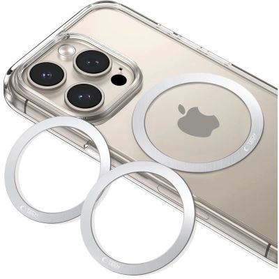 5. Tech-Protect MMP-110 2in1 MagSafe Ring - Silver / Silver