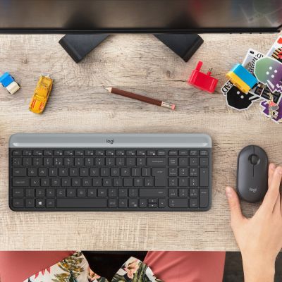 7. Wireless Keyboard and Mouse Combo MK470 GRAPHITE