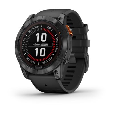 Garmin Fenix 7X Pro Solar Edition Sports Watch Slate Grey / Black Band