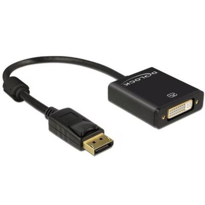 3. DeLOCK 62599 Adapter Cable 0.2m DisplayPort DVI-I Black