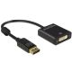 3. DeLOCK 62599 Adapter Cable 0.2m DisplayPort DVI-I Black