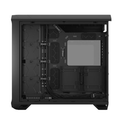 11. Fractal Torrent Black TG Light Tint 5xFan ATX case