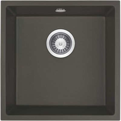 Single-bowl, undermount granite sink