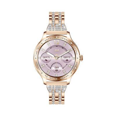 13. VELTORI VT350-1 Women's Smartwatch Rose Gold Bracelet