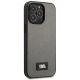 4. Karl Lagerfeld Saffiano Plaque Case for iPhone 13 Pro Max 6.7" - Silver