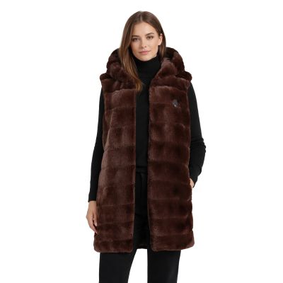Geographical Norway Women's Fleece Uphemere Dark Brown Db Lady 0136 Dark brown (WZ6797F/GN-Dark brown)
