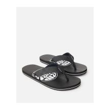 RIP CURL Ripper Bloom Open Toe Beach Flip-Flops Black