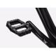 2. Rockbros 2017-12CBK Nylon Bicycle Pedal Set - Black