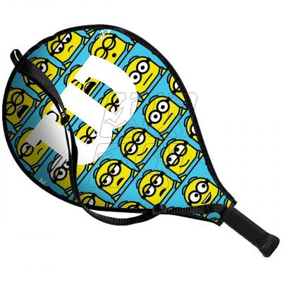 4. Wilson Minions 2.0 19 3 1/2 Jr tennis racket WR097010H