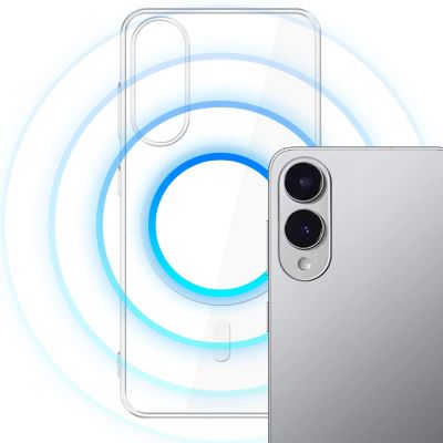 5. 3mk Clear MagCase for Samsung Galaxy S25 Edge - transparent