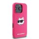2. Karl Lagerfeld Silicone Choupette Head Print MagSafe iPhone 16 Pro Max Case - Fuchsia