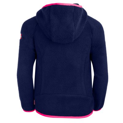 2. Trollkids Girls Mandal Jacket with Hood for Girls Navy Blue (358-114)