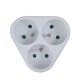 ESPERANZA ELK303W 3-OUTLET ELECTRIC SOCKET WHITE