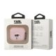 3. Karl Lagerfeld KLA3RUNIKP AirPods 3 cover pink/pink Silicone Karl Head 3D