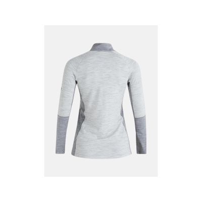 7. Peak Performance W Magic Half Zip Thermal Shirt Gray