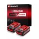 5. EINHELL BATTERY 18V 2 x 3.0Ah