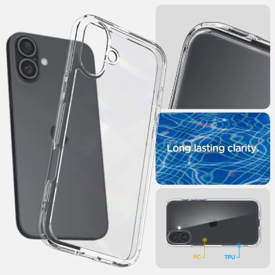 9. Spigen Ultra Hybrid iPhone 16 Case - Clear