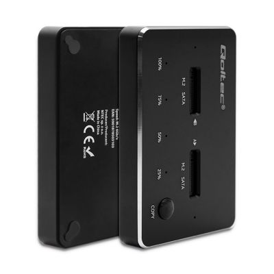 13. QOLTEC 2X SSD M.2 SATA | NGFF | USB TYPE C DOCKING STATION