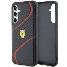 Ferrari Twist Metal Logo case for Samsung Galaxy S23 FE - black