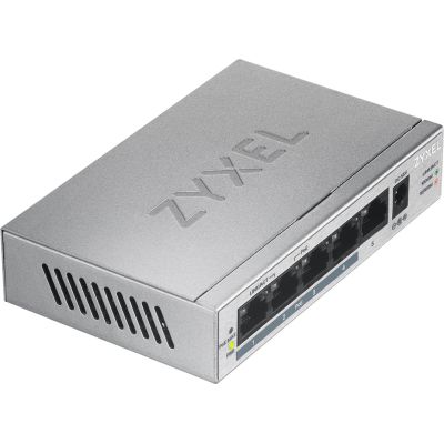 3. Zyxel GS1005-HP 5p PoE Switch (PoE+: 4) 60W Unmanaged Gigabit