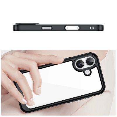 4. Outer Space iPhone 17 Case - Black Transparent