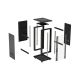 7. LANBERG FLOOR RACK CABINET 19" 18U 600X800 BLACK