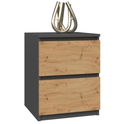 3. Bedside table W2 40x40xH52 anthracite/artisan