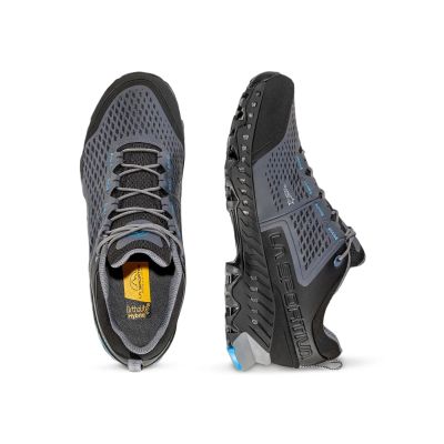4. La Sportiva Spire GTX hiking shoes - slate/tropic blue size: 46