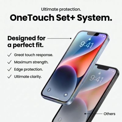 7. Tech-Protect OneTouch Set+ 2-Pack Tempered Glass for iPhone 18 Pro Max / 17 Pro Max