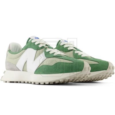 6. Women's/men's sneakers New Balance 327 sports shoes suede green (U327CE)