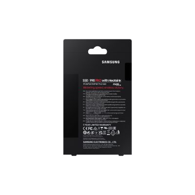 10. SSD PCIE G4 M.2 NVME 4TB W/HS/990 PRO MZ-V9P4T0CW SAMSUNG