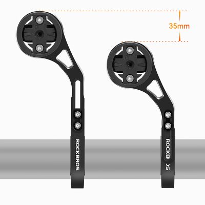 3. Rockbros FK-301 2-in-1 Handlebar Bike Mount for Computer/Navigator and Camera/Lighting - Black