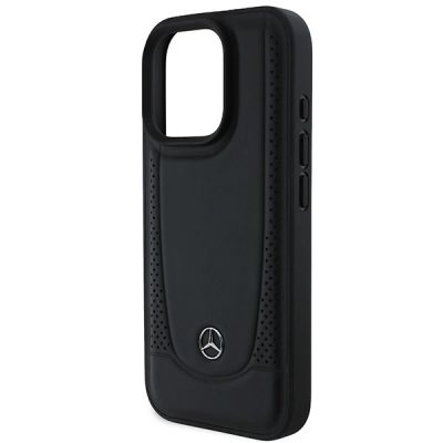 6. Mercedes Leather Urban Case for iPhone 16 Pro Max - Black