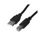Lanberg CA-USBA-10CC-0018-BK cable (USB 2.0 M - USB 2.0 M; 1.8m; black)