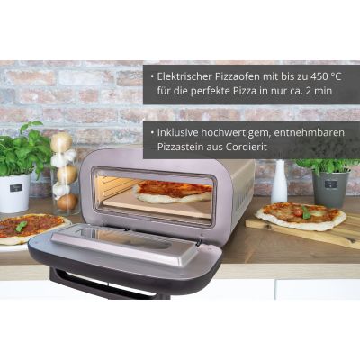 3. New Alfredo pizza oven in silver