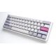 9. Ducky One 3 Mini Mist Grey Gaming Keyboard USB US English Gray