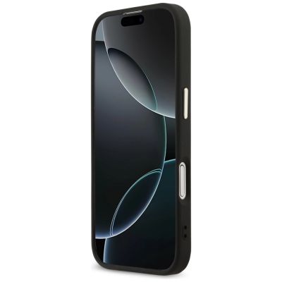 5. Guess 4G Big 4G Classic Logo Case for iPhone 17 - Black and Gold