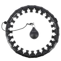 HMS HHW01 hula hoop with studs and weight, black