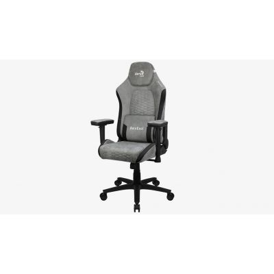9. AEROCOOL CROWN AeroSuede Stone Gray armchair