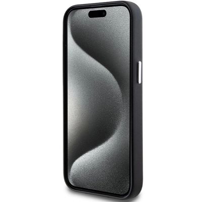 5. BMW Signature Wrapped Metal MagSafe Case for iPhone 14/15/13 - Black