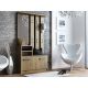 2. WARDROP CABINET, MIRROR, ARTISAN OAK HANGER