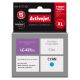 Activejet AB-427CNX Ink Cartridge (Brother LC-427CXL replacement; Supreme; 53 ml; blue)