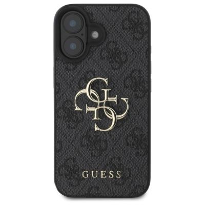 3. Guess 4G Big Logo iPhone 16 Plus Case - Black