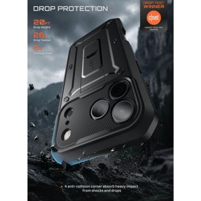 7. Supcase Unicorn Beetle Pro Case for iPhone 18 Pro / 17 Pro - Black