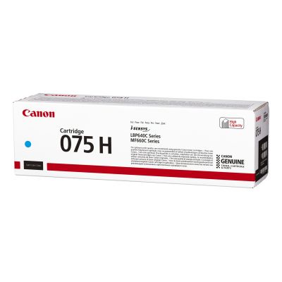 8. Canon 075 H toner cartridge 1 pc. Original Cyan